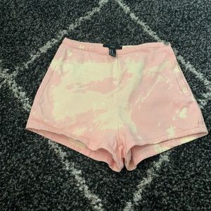 Distressed high waisted shorts